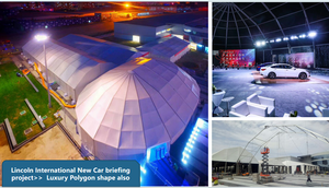 16.5x25m polygone équipement de <span class=keywords><strong>location</strong></span> pavillons événement tentes usine chapiteaux extérieurs luxe tente extérieure équipement de <span class=keywords><strong>location</strong></span> de mariage - Product Image 5