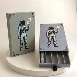 Biểu Tượng Tùy Chỉnh Và Kích Thước Nhỏ Thuốc Lá Hộp Sinh Thái Thân Thiện Với Giấy Kéo Trong Ngăn Kéo Hộp 5Pcs Trước Cuộn Hộp Bao Bì Với Dây Kéo - Product Image 1