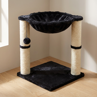 L'usine peut personnaliser de grands arbres à chat modernes et luxueux en bois, des griffoirs pour chats, des hamacs surélevés et des arbre-griffoirs pour chats