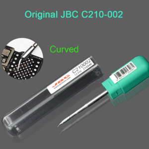 Punta de Soldadura Curva Original JBC <span class=keywords><strong>C210</strong></span>-<span class=keywords><strong>002</strong></span> <span class=keywords><strong>C210</strong></span>-018 <span class=keywords><strong>C210</strong></span>-020 para Estación de Soldadura JBC CD-2SHQF con Mango T210-A - Product Image 3