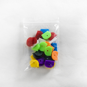 500 cái trong một túi Móc Chìa Khóa bao gồm nhà bao gồm mũ chìa khóa xe tay áo không thấm nước nhãn nhận dạng Silicone màu bọc - Product Image 5