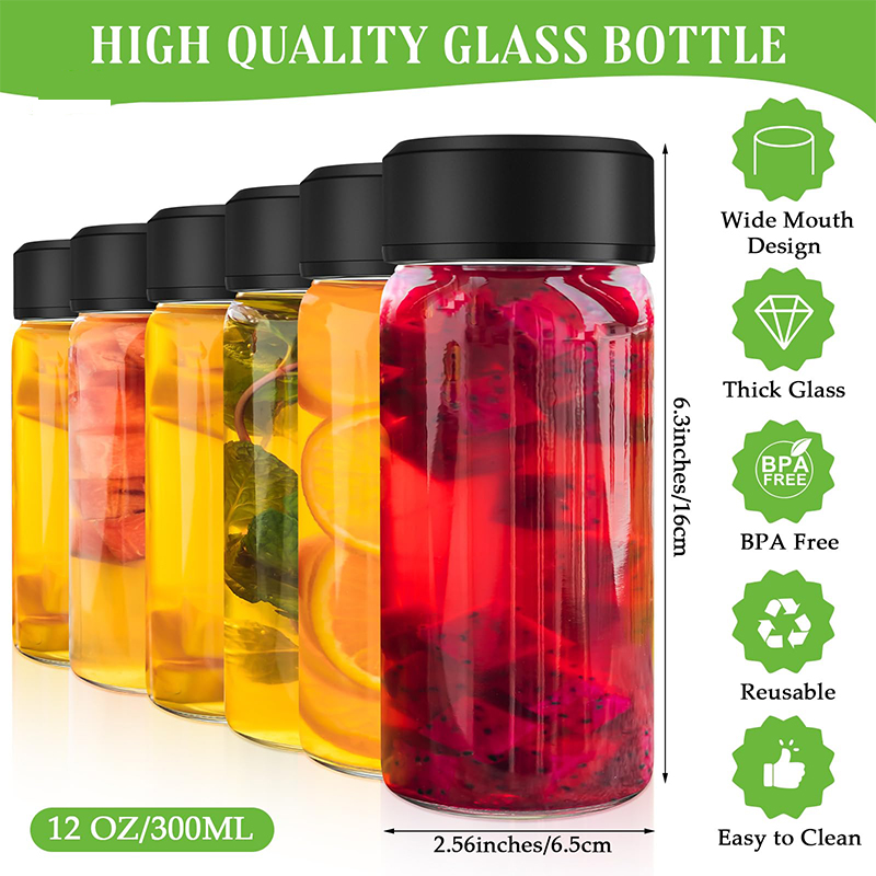 glass top for wine bottle Farro Glass | Premium Wine Bottles | Stelvin Screw Top Finish | Bordeaux | Clear | 375mL