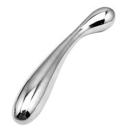 Bâton de massage de la prostate à double extrémité en acier inoxydable pour le point G Stimulateur de point P en métal pur pour le pénis Plug anal Dildo Sex Toy