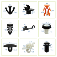 Clip de fixation en plastique pour support de capot moteur de voiture, pièce de rechange