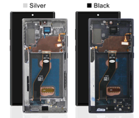 Layar Sentuh LCD OLED dengan Rangka untuk Samsung Galaxy Note 10 Plus N975 N9750 LCD dengan Rangka