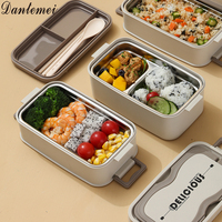 Hochwertige große Kapazität Edelstahl 304 Mehrschicht-Lebensmittelwärmer Bento-Karton Schule Camping Mittagessen-Karton