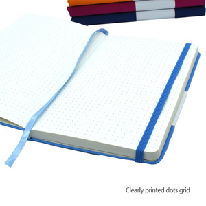 Cuaderno de cuero Vintage hecho a mano, cubierta a granel, tamaño A5 y pegamento de encuadernación oscilante, rejilla de puntos de papel de Color Crema para nuevos artículos de tendencia - Product Image 6