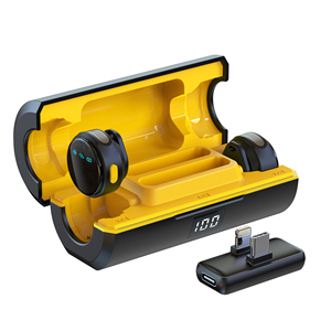 <span class=keywords><strong>2025</strong></span> Yaoji Mới Nhất 3 Trong 1 Xách Tay Không Dây Ve Áo Microphone Mini Kỹ Thuật Số Chuyên Nghiệp Cho Máy Ảnh Podcast - Product Image 5