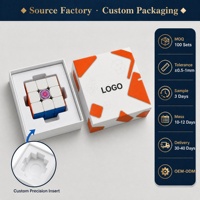 Boîte cadeau rigide en carton blanc avec couvercle et base, emballage personnalisé avec logo