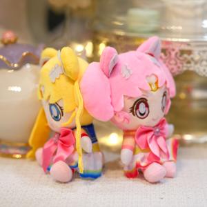 Peluches <span class=keywords><strong>Sailor</strong></span> <span class=keywords><strong>Moon</strong></span> de 10 cm (4 pouces) pour filles, poupées pendentifs, figurines d'anime, personnages de dessins animés, jouets porte-clés en peluche pour machine à griffes - Product Image 5