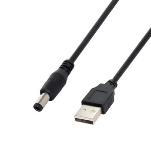 Vente en gros usb dc 5.5 2.1 2.1x5.5mm câble de prise d'alimentation cc