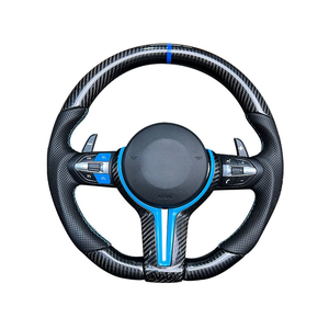 <span class=keywords><strong>Volant</strong></span> sport en fibre de carbone avec LED, design Alcantara Nappa pour <span class=keywords><strong>BMW</strong></span> F10 F20 F30 E46 E60 E90 G20 G30 Séries <span class=keywords><strong>1</strong></span> à 7 X <span class=keywords><strong>M</strong></span> - Product Image 2