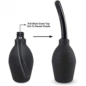 Bulbo de Ducha Vaginal/Anal o Enema, Juguetes Sexuales, <span class=keywords><strong>Irrigador</strong></span> <span class=keywords><strong>Rectal</strong></span>, Enema, Bulbos de Ducha Anal de Silicona - Product Image 1