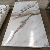 Panneau mural en PVC de qualité supérieure, effet marbre UV, imperméable, ignifuge, design moderne, pour chambre et salle de bain, vente chaude