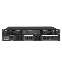 Amplificateur de puissance professionnel 2 canaux classe D 1U, amplificateurs numériques 2*1300W, adapté aux systèmes sonores KTV, clubs et soirées.