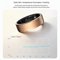 Anneau intelligent de suivi de la santé avec boîtier en céramique R3, vibration, 5ATM IP67, suivi du sommeil et de la forme physique, logo personnalisé, fabricant OEM