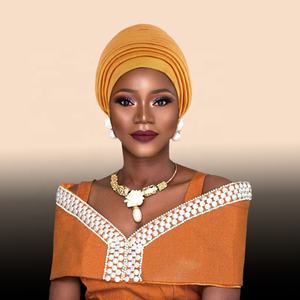 Nouveaux Modèles de Chapeaux Gele Instantanés, Foulards Africains, Turbans de <span class=keywords><strong>Mariage</strong></span> Prêts à Porter, Bonnets pour Femmes F073 - Product Image 6