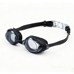 משקפי שחייה מקצועיים YL32 עם פטנט, ראייה HD, הגנה מפני אדים, הגנה מפני קרינת UV, 3 גשרים לאף, אטימה מפני דליפות מסיליקון, לתחרויות - Product Image 1