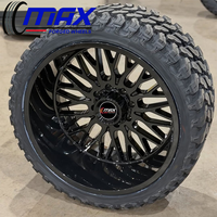 Jantes monobloc personnalisées 20x10 22x12 26x16 8x6.5 8x165.1 6x135 6x5.5 pour Ford F150 F250 F350 pour Chevy Silverado 1500