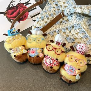 En gros, adorable pendentif abeille en peluche pour mariage, accessoires pour sacs, porte-clés de voiture, petits cadeaux - Product Image 1