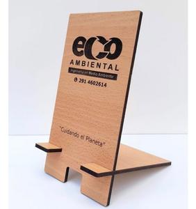 Soportes móviles con grabado personalizado Diseños únicos para uso en escritorio Perfecto como artículos de regalo corporativos personalizados - Product Image 4