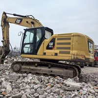 Excavatrice sur chenilles hydraulique de 20 tonnes, modèle 2019, d'occasion, avec moteur et hydraulique KYB de haute qualité
