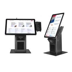 Factory 21.5 Inch Touch Screen Kiosk <b>With</b> Built in 80mm Thermal <b>Printer</b> and <b>Scanner</b> - Product Image 1