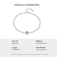 Pulsera con Forma de Avión de Circonita Cúbica, Cadena de Plata de Ley 925, Joyería Fina de Circonita, Pulsera con Dije de Eslabones Cubanos de Plata Gruesa