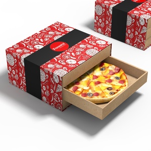 Caja de <span class=keywords><strong>Pizza</strong></span> de 3 Capas Impresa Personalizada Premium, Solución de Empaque de Alimentos Corrugado Resistente para la Marca y Entrega de Restaurantes - Product Image 5