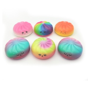 Jouet anti-stress populaire 2026 en forme de dumpling à presser, jouet sensoriel souple à remontée lente en mousse PU, balle anti-stress, jouets promotionnels - Product Image 4