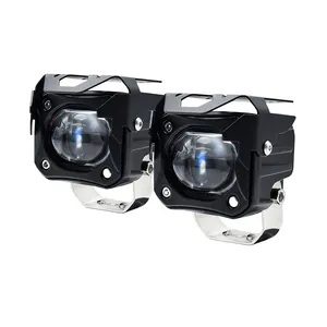 Projecteur étanche réglable Led 12v Spot High Low Beam Accessoires de moto Anti Fog Lights