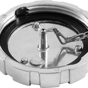 Tapa de Combustible para Camiones Kenworth, de Acero, Sin Bloqueo, Sin Ventilación, Gris Plateado - Product Image 1