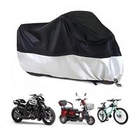 Housse de moto toutes saisons BSW-SGR-01 en tissu Oxford durable, imperméable, anti-UV et anti-poussière, avec trou de verrouillage, logo OEM personnalisé, vente en gros usine