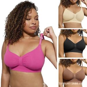 <span class=keywords><strong>Reggiseno</strong></span> Allattamento Push-Up Senza Cuciture, Modellante per la Schiena, per Seni Grandi, Senza Ferretto, <span class=keywords><strong>Coppa</strong></span> <span class=keywords><strong>C</strong></span>, Tinta Unita, Estivo, in Nylon, da Donna - Product Image 2