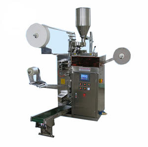 Machine automatique d'emballage de sachets de thé pyramides triangulaires Machine d'emballage de sachets de thé en soie de nylon Machine d'emballage de sachets de thé en feuilles de plantes - Product Image 1