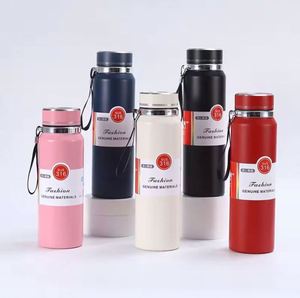Termo de Acero Inoxidable de Gran Capacidad, Doble Pared, Aislamiento al Vacío, Ecológico, Seguro para Agua Hirviendo, Botella de Agua Moderna - Product Image 4