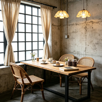 Comptoir de bar / vitrine de vente au détail / design d'intérieur de café en bois massif personnalisé d'usine