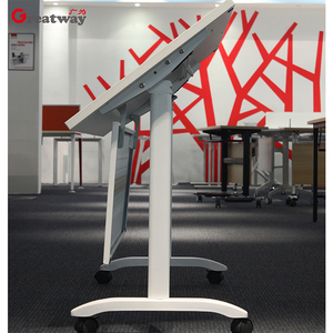 Cheap Price Modern Training Room <strong>Space</strong> Saving <strong>Small</strong> Folding Table Leg Training <strong>Desk</strong> - Product Image 5
