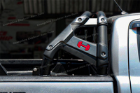HM Universal Steel Roll Bar pour Ranger pour NP300 pour Dmax pour Hilux Revo Rocco Vigo avec Led Pick Up Trucks Roll Bar Barre arrière