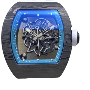 Montre mécanique de luxe 2026 pour homme, boîtier en fibre de carbone, cadran multifonction - Product Image 1