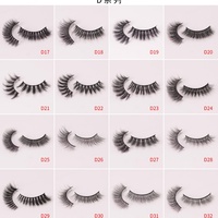 Ensemble de cils magnétiques légers faits à la main en cheveux synthétiques de haute qualité avec bande en coton noir et boîtes personnalisées