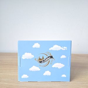 Boîte de papier bleu personnalisée de la série Cloud <span class=keywords><strong>Café</strong></span> pour dessert pâtisserie chocolat et emballage cadeau Dreamy Sky Cloud Design - Product Image 3