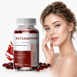 สารสกัดแอสตาแซนธินแบบลิโปโซม OEM/ODM น้ำมันมะพร้าวแอสตาแซนธิน แคปซูลซอฟเจลแอสตาแซนธิน สำหรับบำรุงผิว ข้อต่อ และเสริมสร้างภูมิคุ้มกัน - Product Image 1