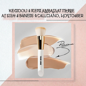 Angled Foundation Concealer Brush Set Flat Fan Cheek Makeup Brush Beauty Tool - Product Image 3