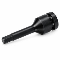 Soket Hex Bit 1/2 Inch Drive Satu Bagian Alat Tangan Kunci Hex Memanjang