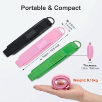 Attelle de cheville en microfibre respirante unisexe pour adulte, enveloppement de soutien de 16 mm d'épaisseur, attelle de compression pour entorse du tendon d'Achille
