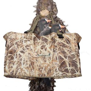Sac de transport AUSCAMOTEK imperméable pour leurre de chasse au canard, camouflage, grande capacité, souple, avec trous pour piquets et bandoulière amovible - Product Image 3