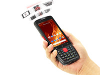 RT-T40 Terminal de Datos Móvil Resistente con Pantalla Táctil Android 13, Teclado Completo, PDA para Logística de Almacén, Escáner de Código de Barras 2D