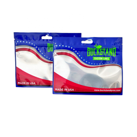 Sac en plastique de leurre de poisson souple imprimé personnalisé pour leurre d'appât de pêche souple sac d'emballage d'appât de poche plate brillante
