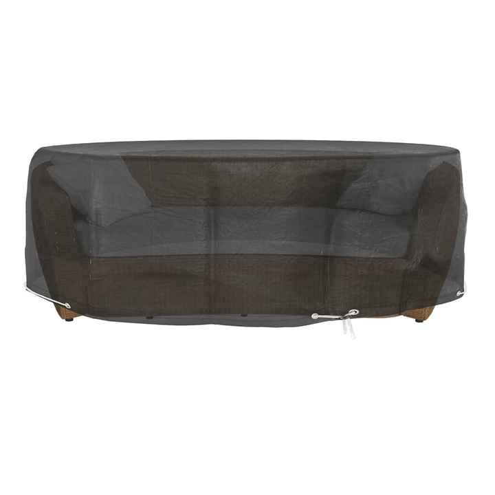 W2B VidaXL Island Lounge Cover Black Polyethylene & Aluminum 74.0 X 19.7 in Inflatable Water Amusement Facilities